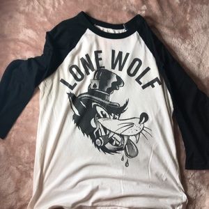 Lone Wolf Baseball Tee